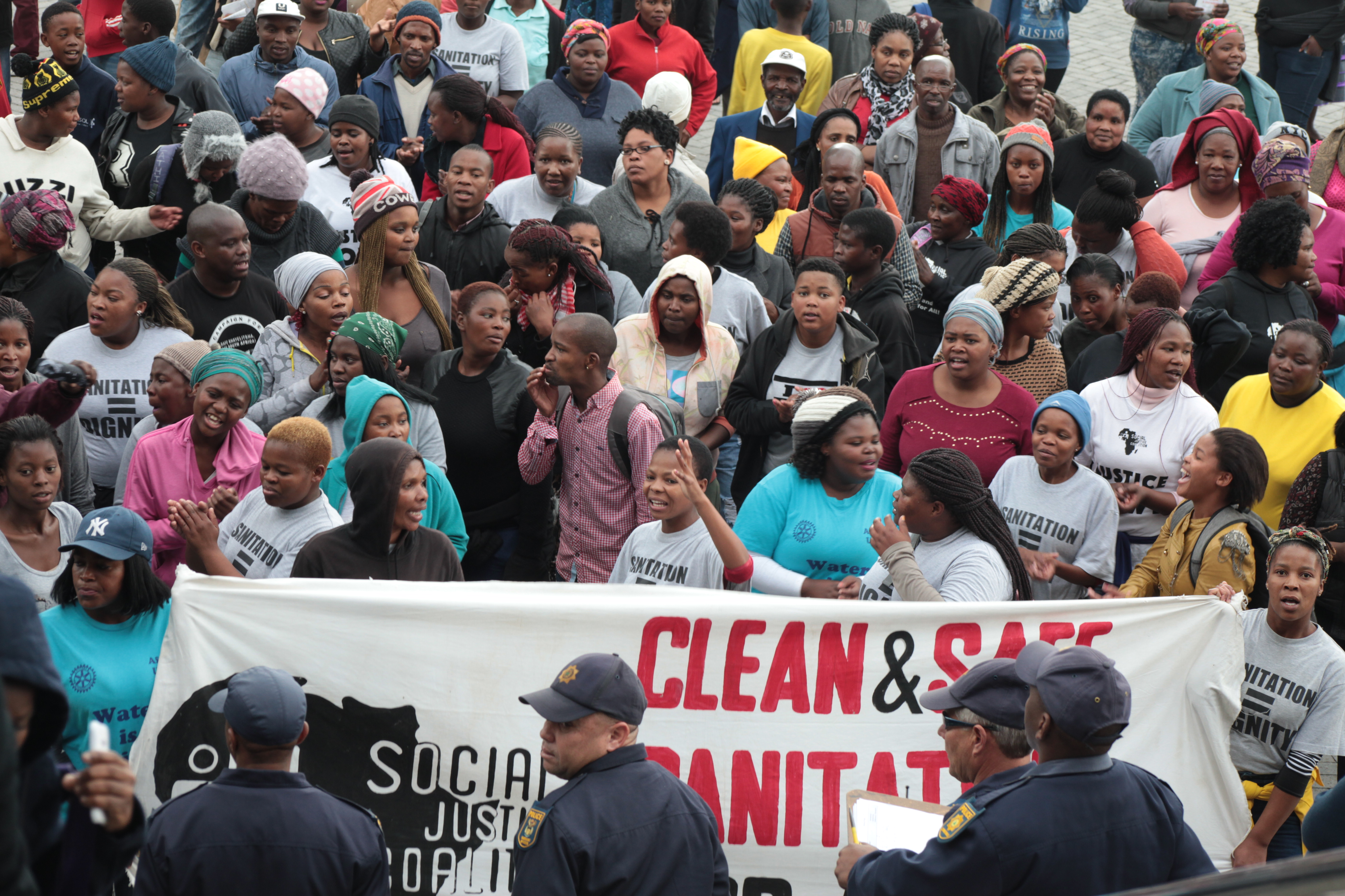 Mayor Handed Sanitation Petition On Eve Of Budget Speech GroundUp